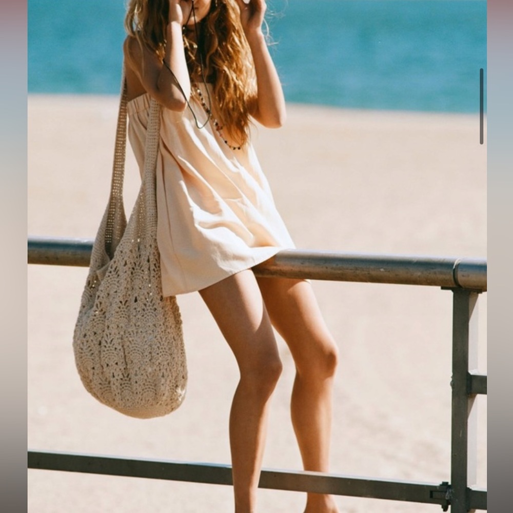 Zara Linen Blend Mini Dress - Picture 4 of 4
